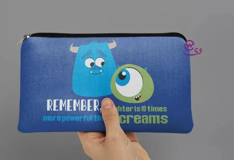 Canvas - Pencil Case -Monsters, Inc.