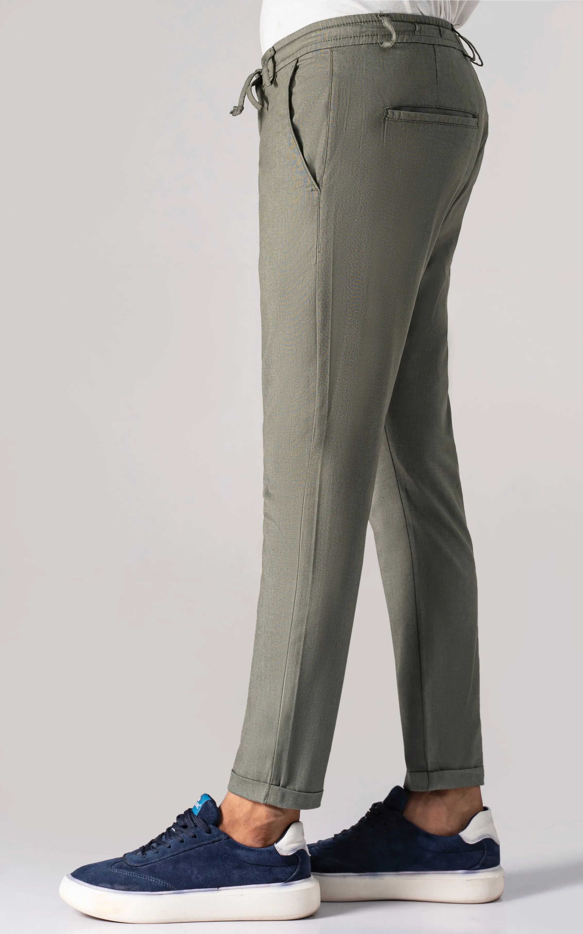 CASUAL JOGGER TROUSER LIGHT OLIVE