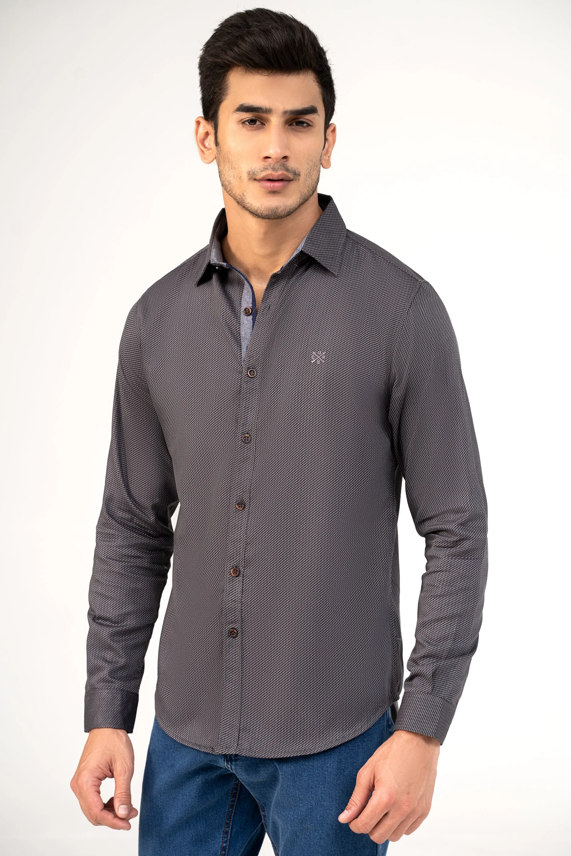 CASUAL SHIRT CHARCOAL