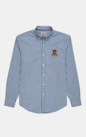 CASUAL SHIRT GREYISH BLUE STRIPES