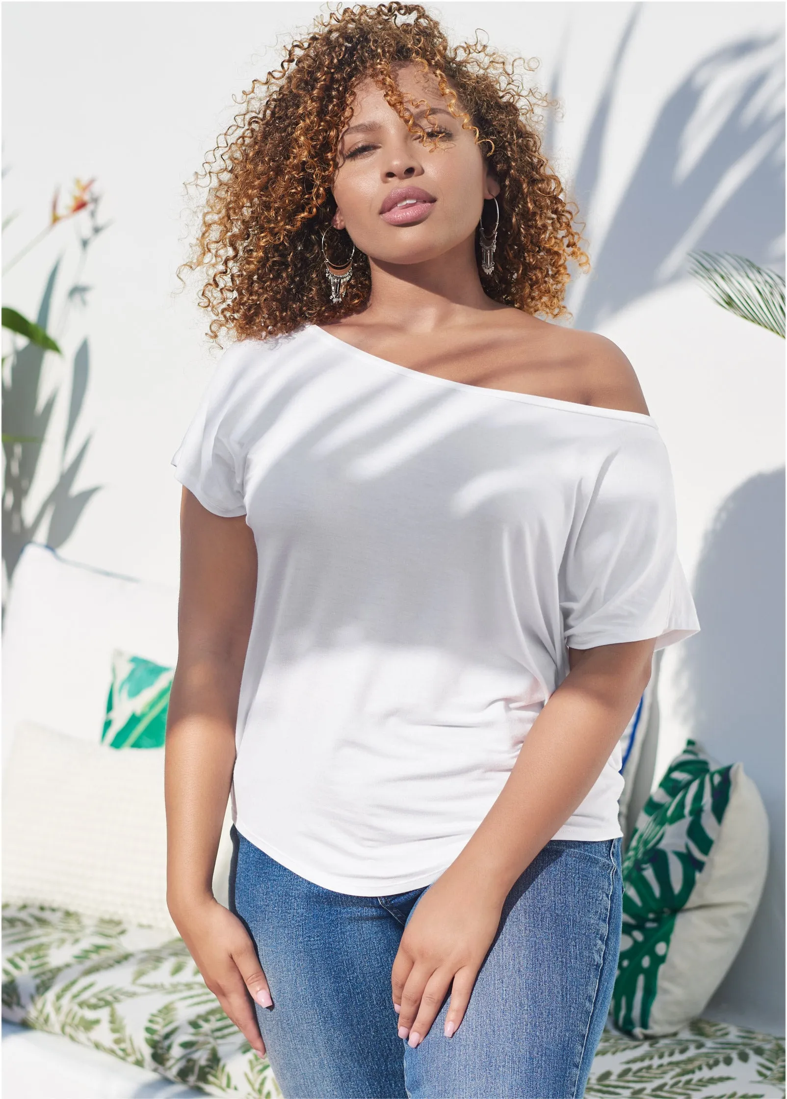 Casual Tee - White