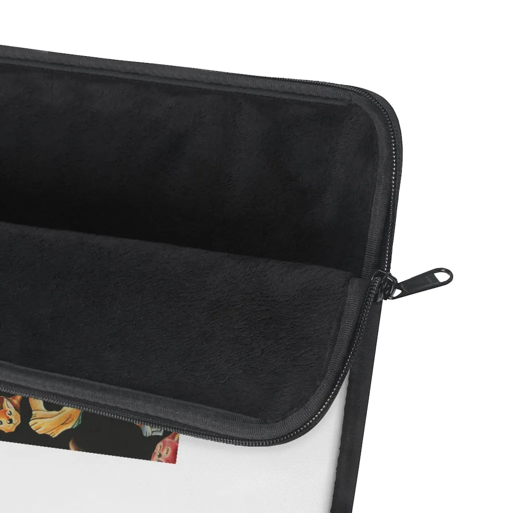 Cat Pattern Laptop Sleeve