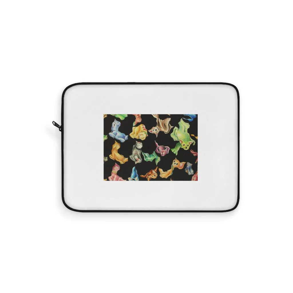 Cat Pattern Laptop Sleeve