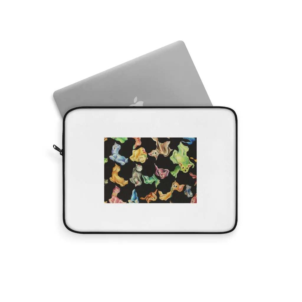 Cat Pattern Laptop Sleeve