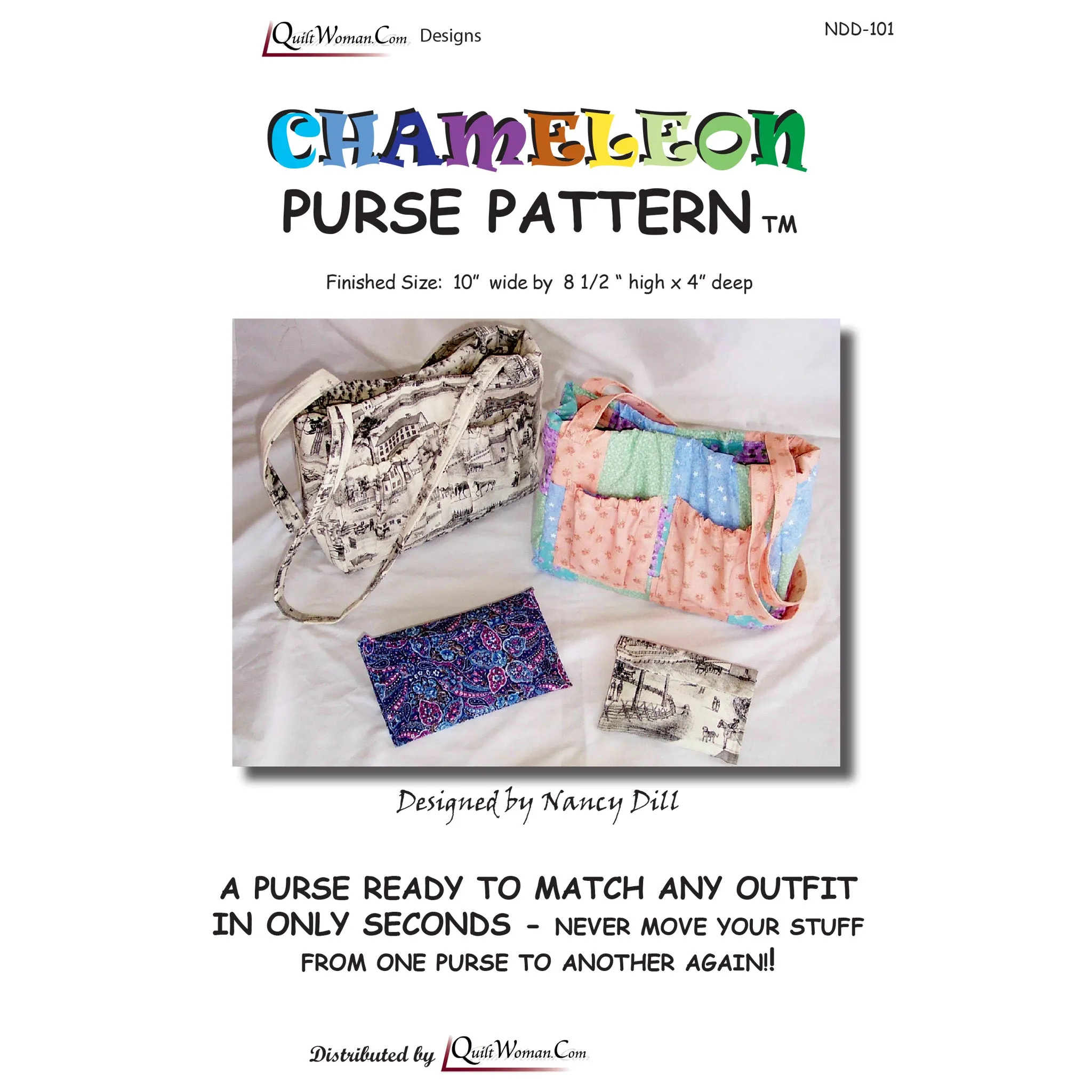 Chameleon Purse Pattern NDD-101w  - Wholesale Product