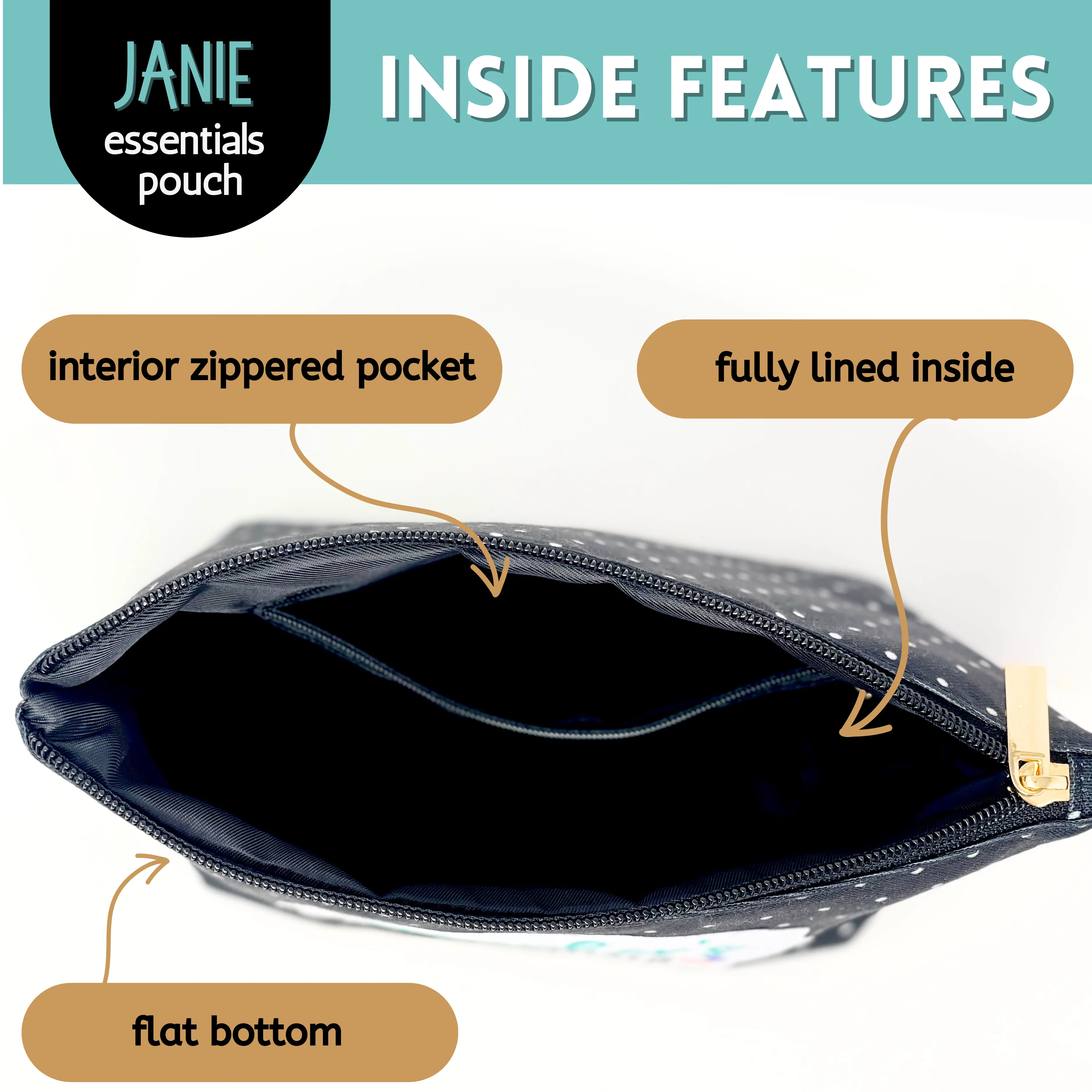 Chaos Coordinator Janie Zippered Pouch