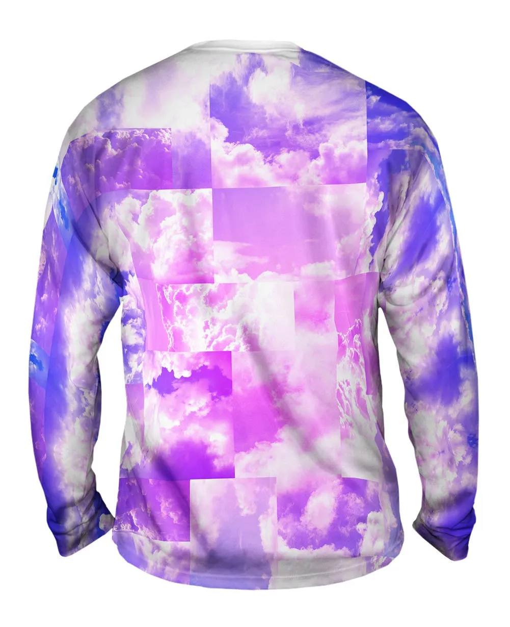 Cloud Collage Blue Pink
