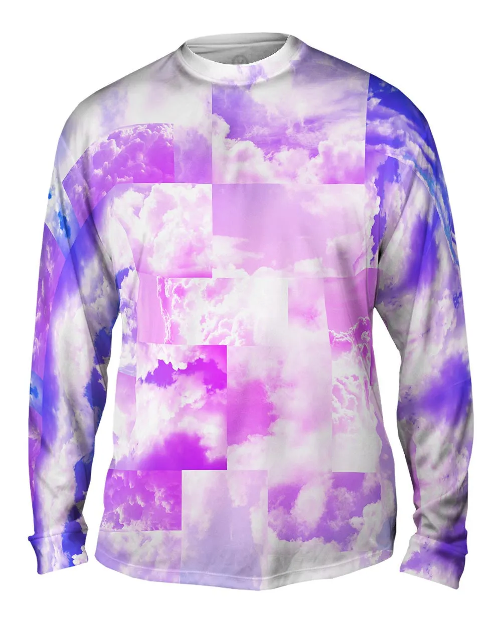 Cloud Collage Blue Pink