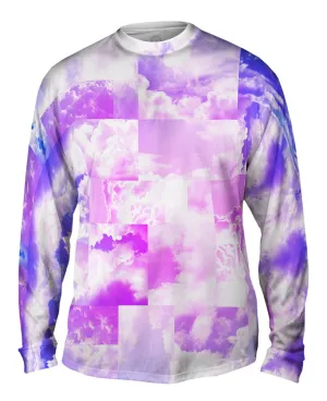 Cloud Collage Blue Pink