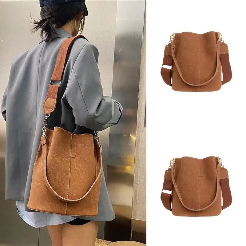Crossbody Bucket Bag