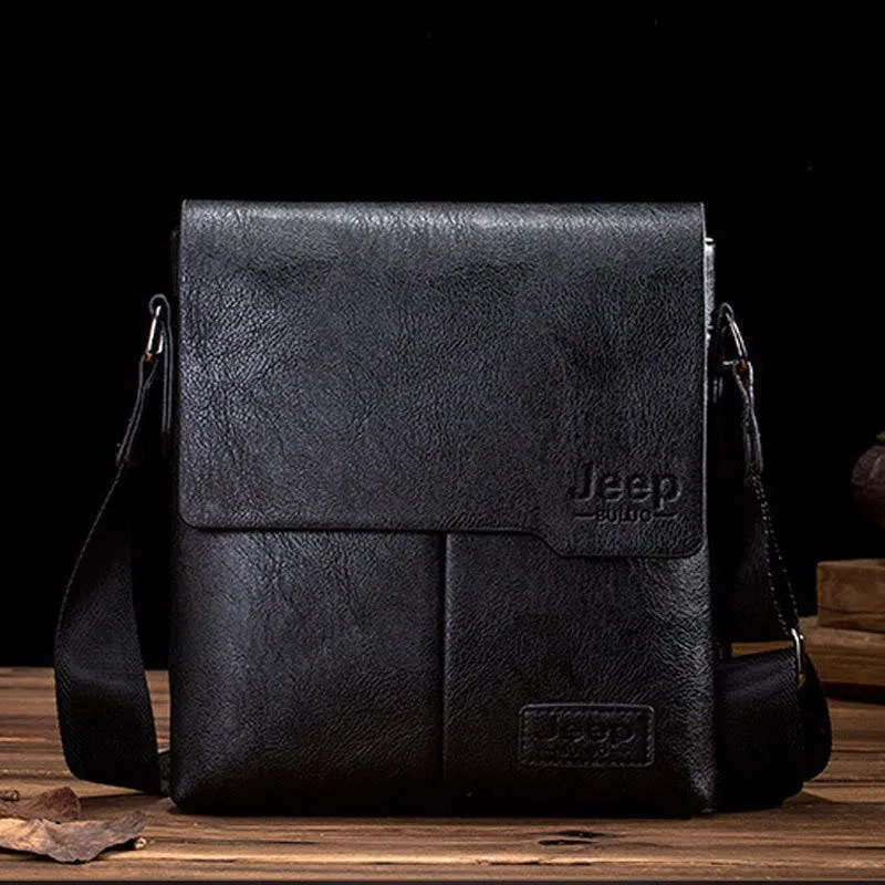 Daily Messenger Bag For Men Vintage With Small Wallet