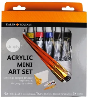 Daler Rowney Acrylic Mini Art Set