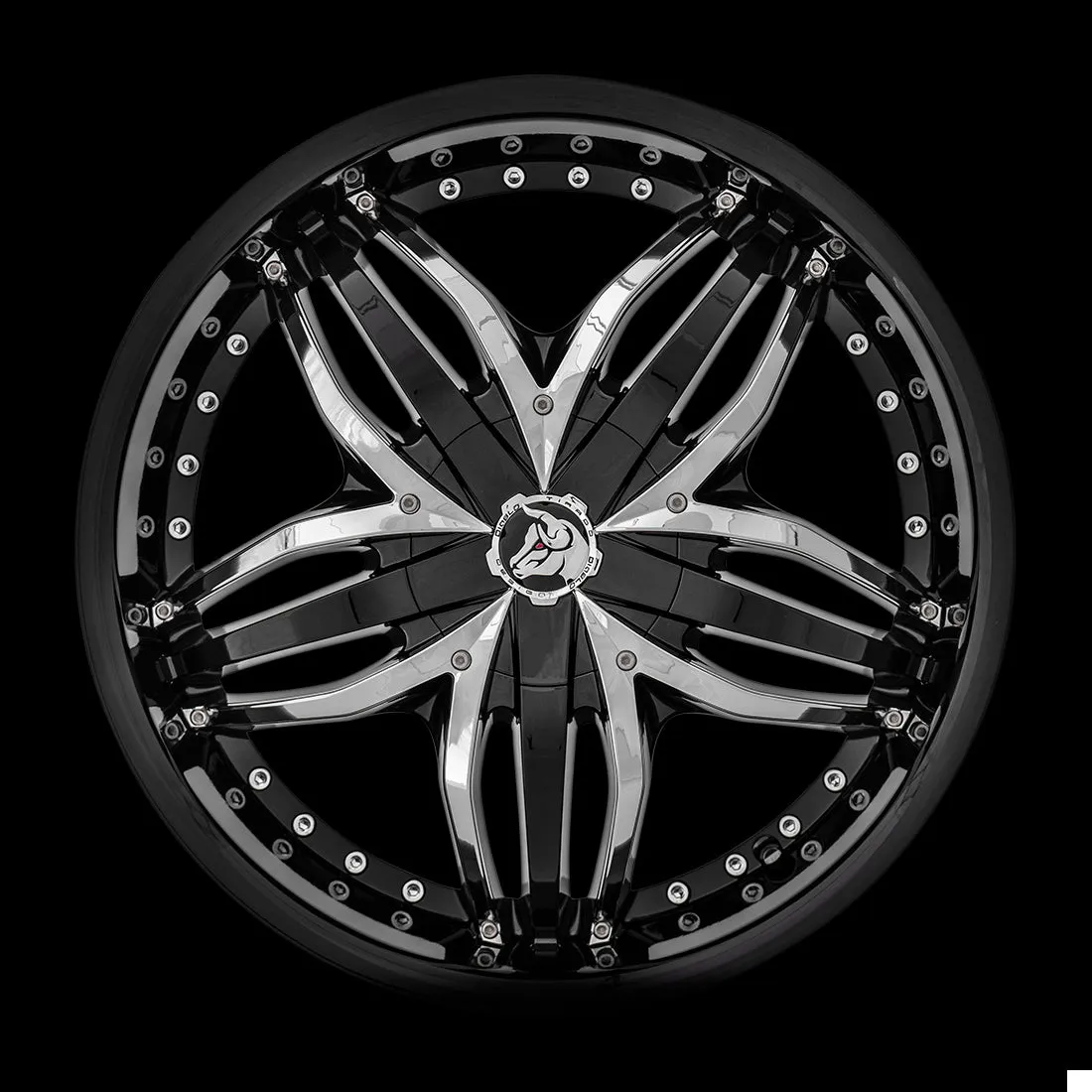 Diablo Angel 20X8.5 Blank 35mm Gloss Black