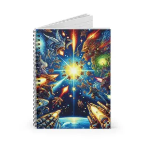 Dipaliz Chic Ruled Line Paper Space Notebook
