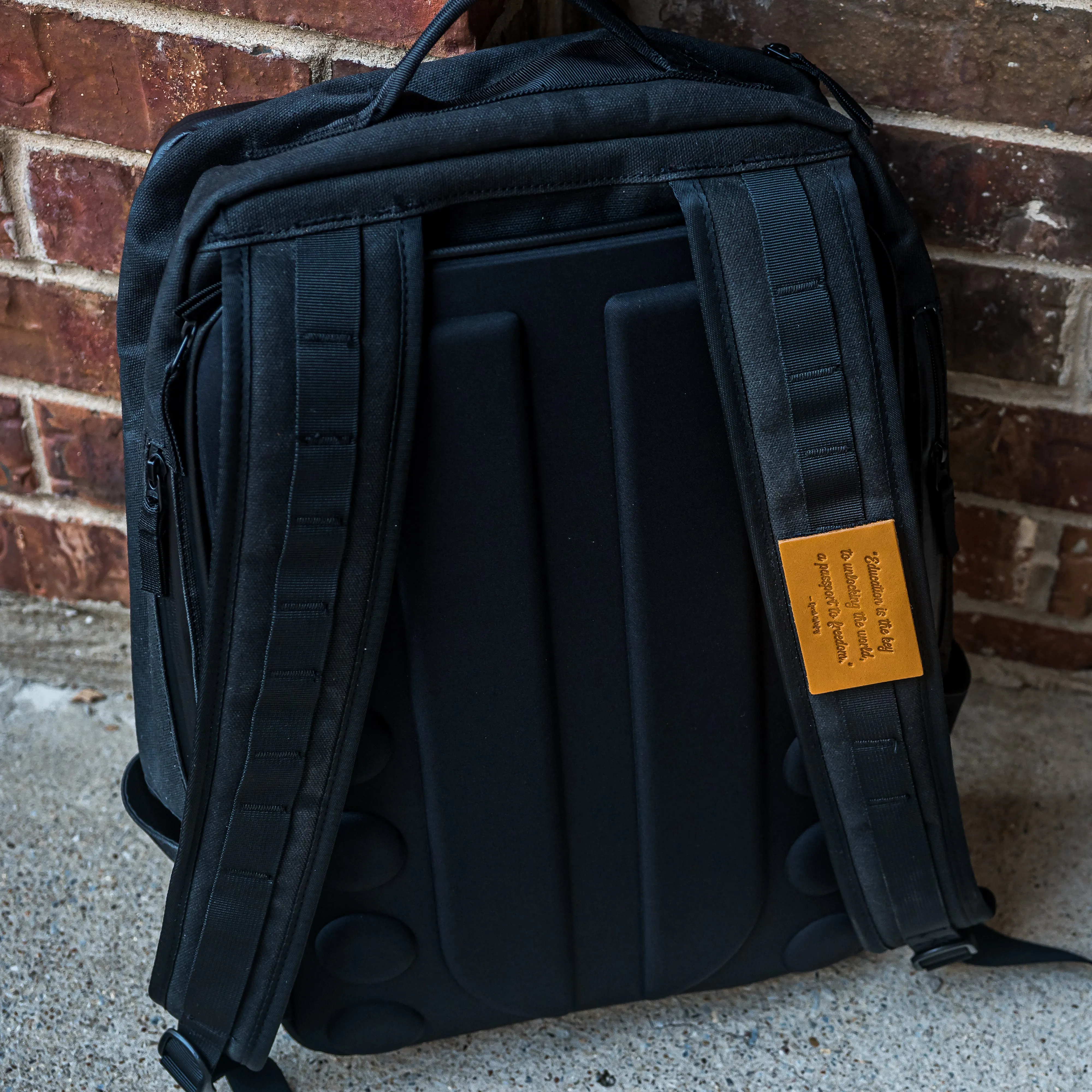Education is the key | Leather Patch with Velcro Back | Back to School