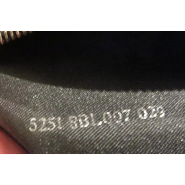 Fendi Shoulder Pursesdesigner Purses Black Small F Zucchino Logo Print Canvas And Leather With Gunme