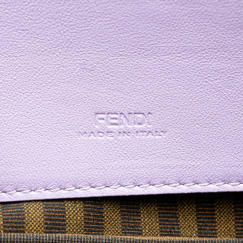 Fendi Silk Leather Bucket Phone Pouch Handbag