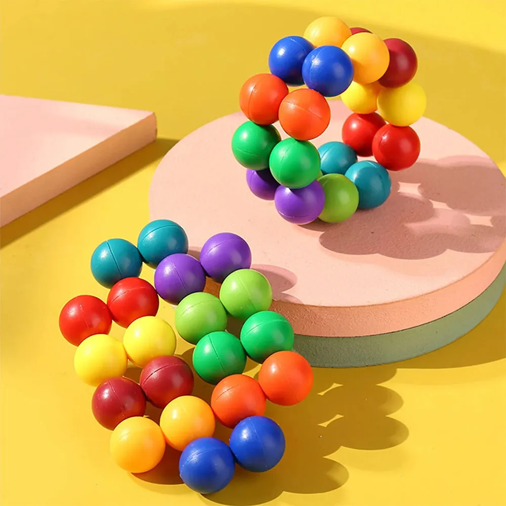 FIDGET RAINBOW EDUCATIONAL BALLS TOY