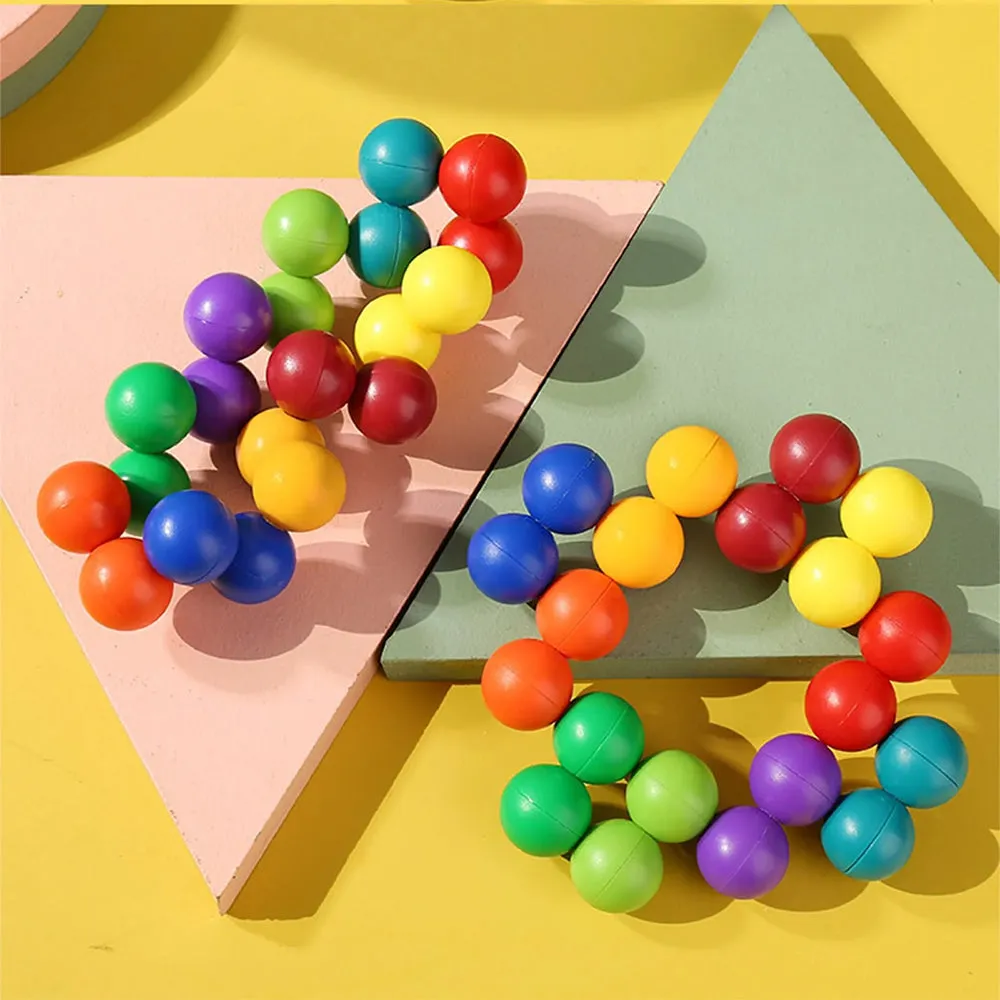 FIDGET RAINBOW EDUCATIONAL BALLS TOY