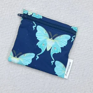 Fireflies on Navy Reusable Mini Snack Bag