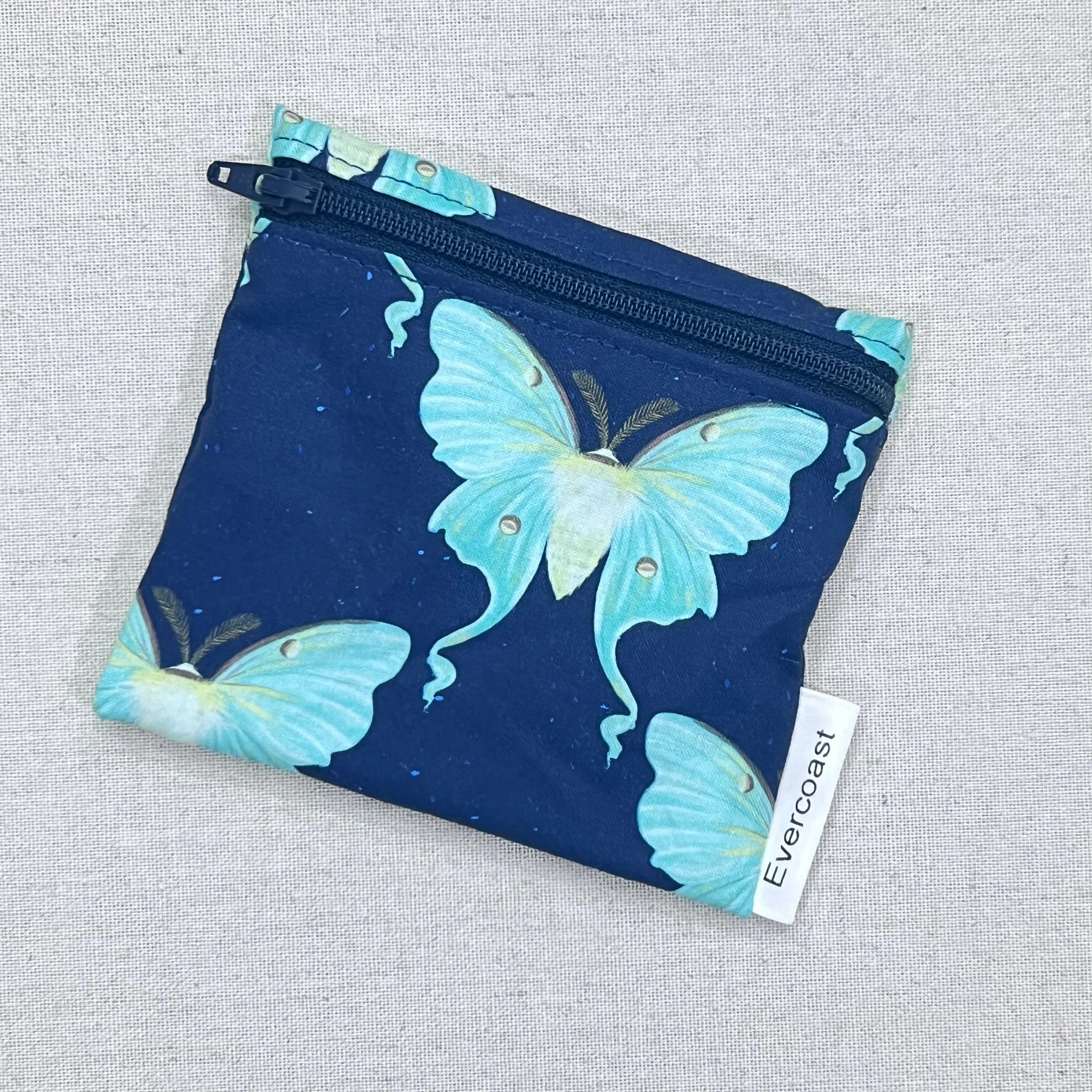 Fireflies on Navy Reusable Mini Snack Bag
