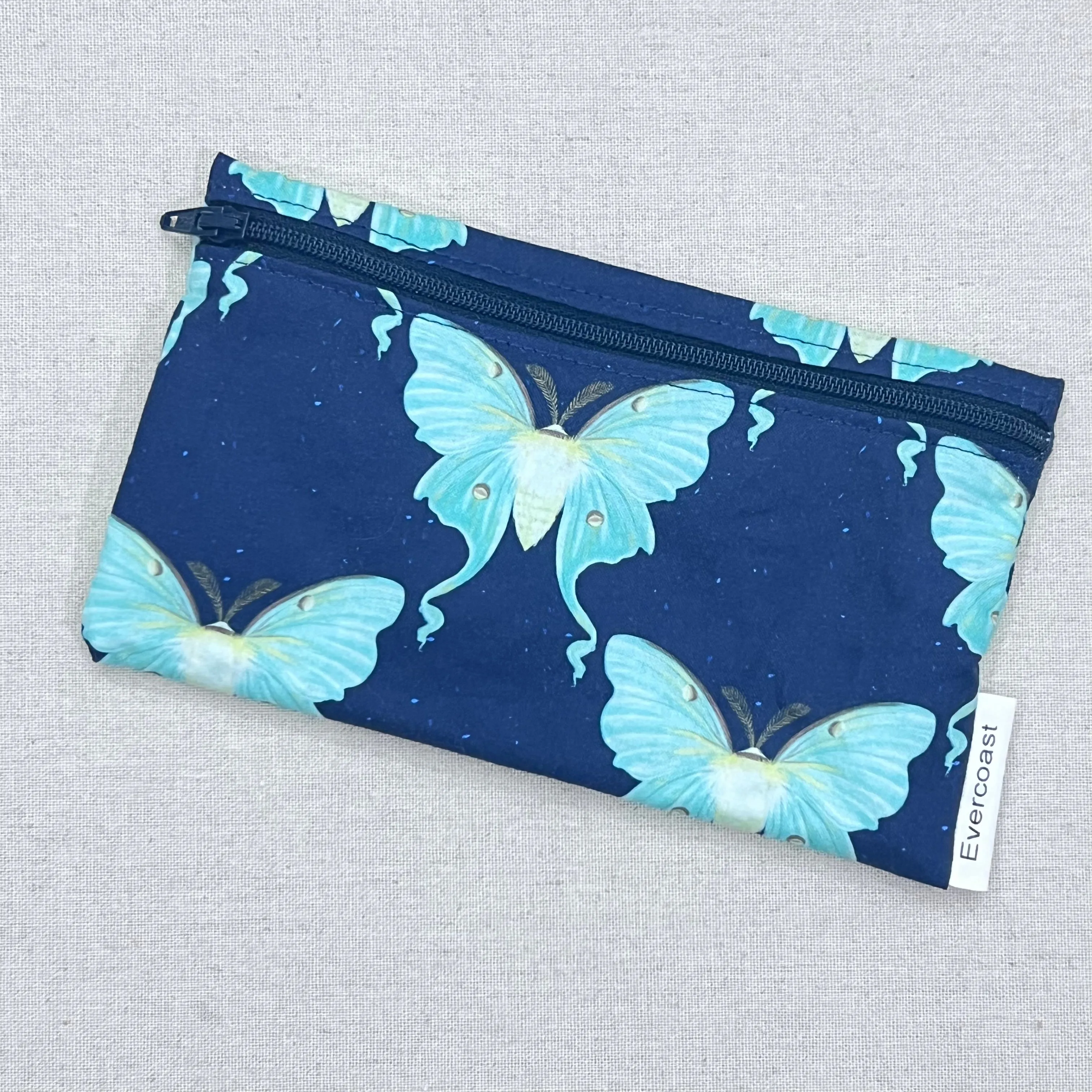Fireflies on Navy Reusable Snack Bag