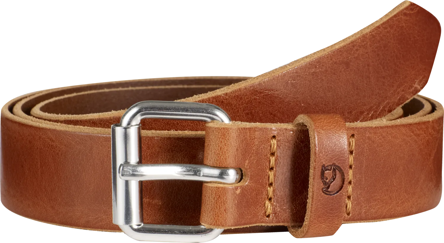 Fjällräven Sarek Belt 2,5 cm Leather Cognac | Buy Fjällräven Sarek Belt 2,5 cm Leather Cognac here | Outnorth