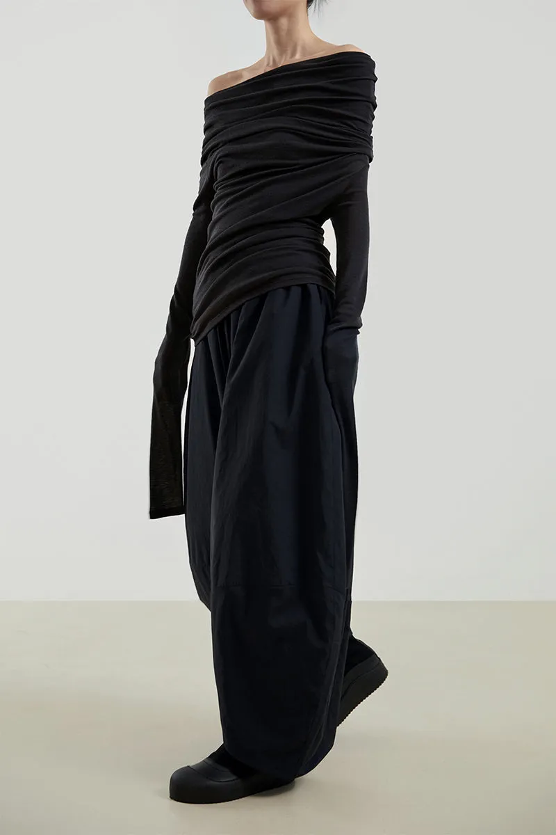 Fold Back Collar Sweater