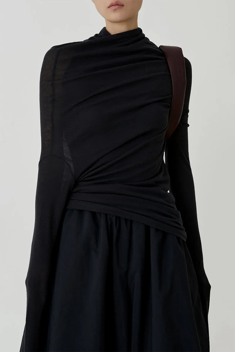 Fold Back Collar Sweater