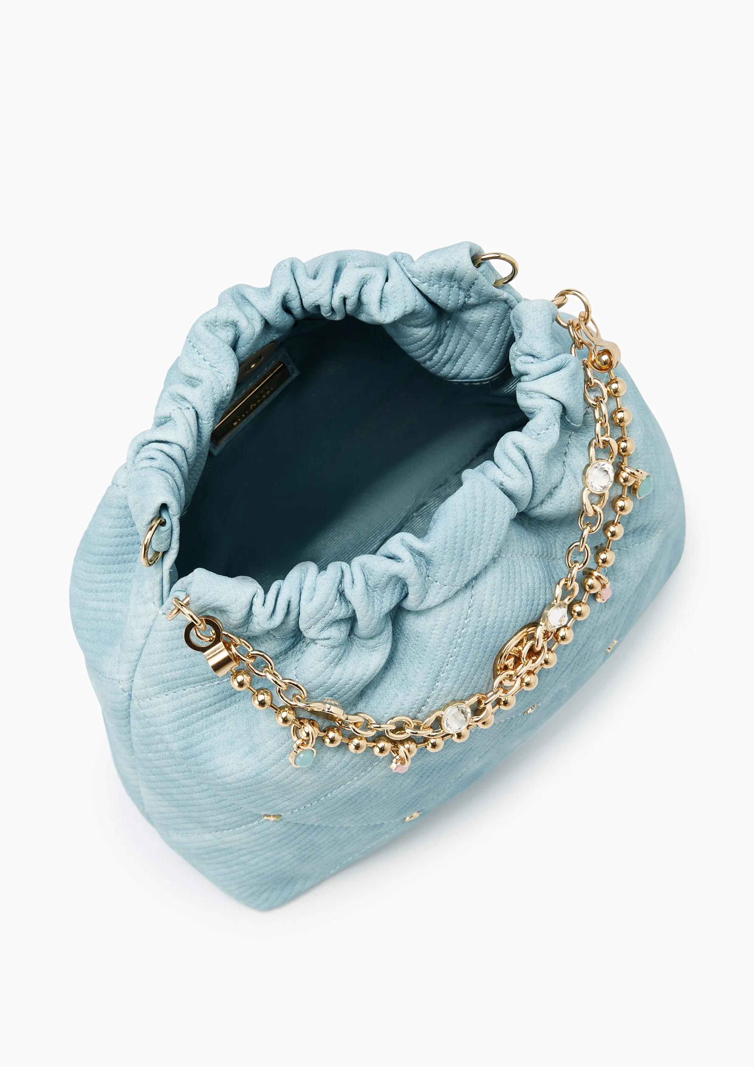 Fontia Brinkty Mini Bucket Bag Blue