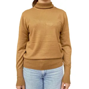 Fresh Flower maglia dolcevita da donna FF351 cammello