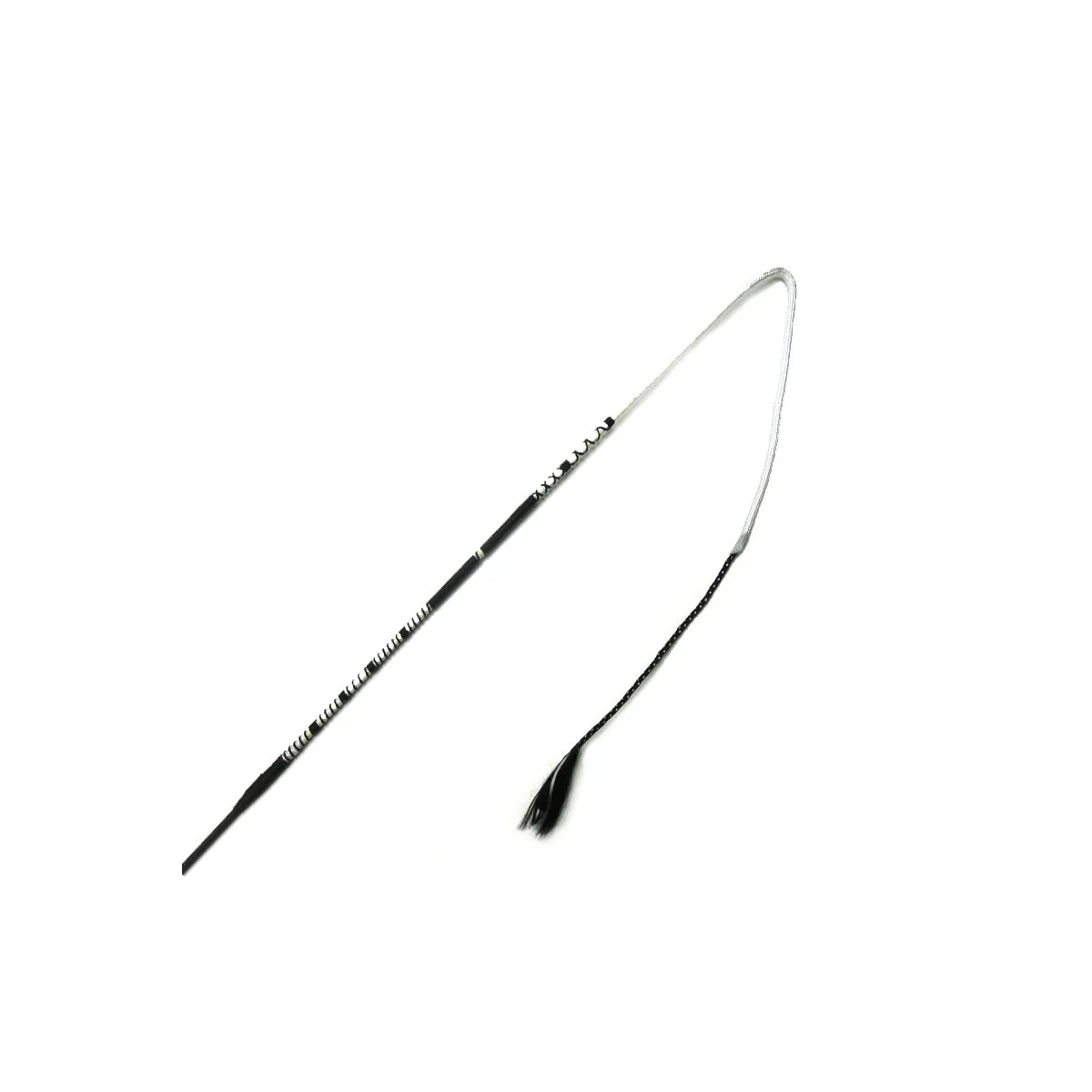 FRUSTA DA ATTACCHI CON CIMA CORTA IN NYLON FLECK COL. NERO
