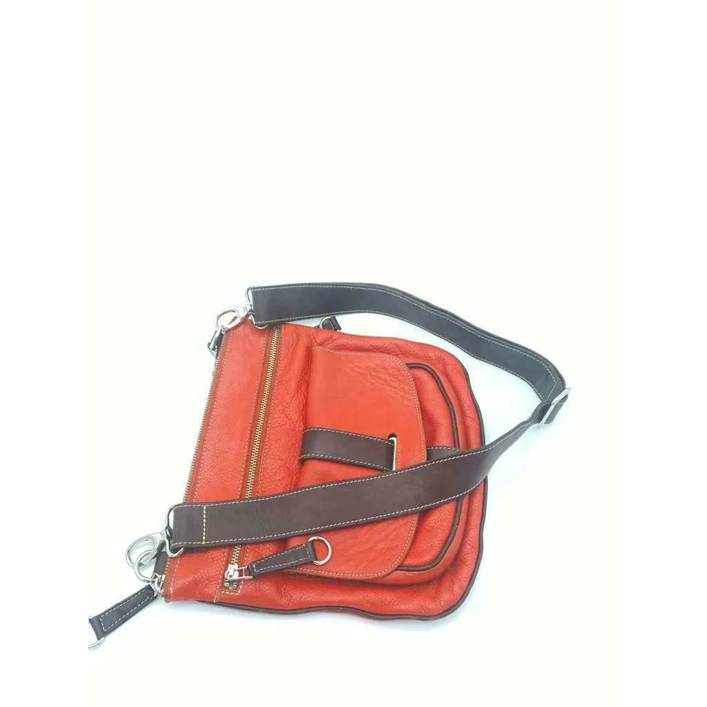 Genuine leather Roots Crossbody