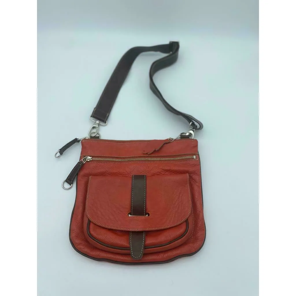 Genuine leather Roots Crossbody