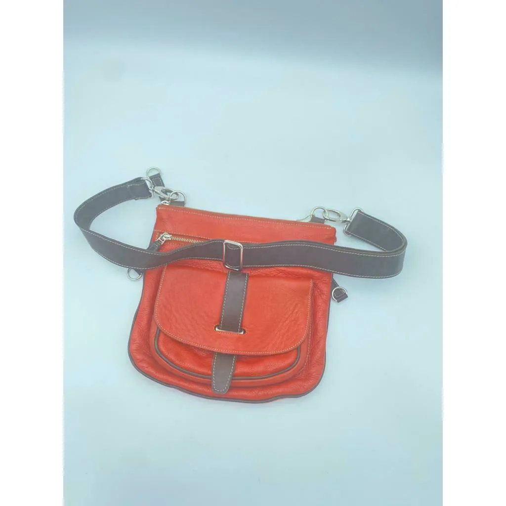 Genuine leather Roots Crossbody
