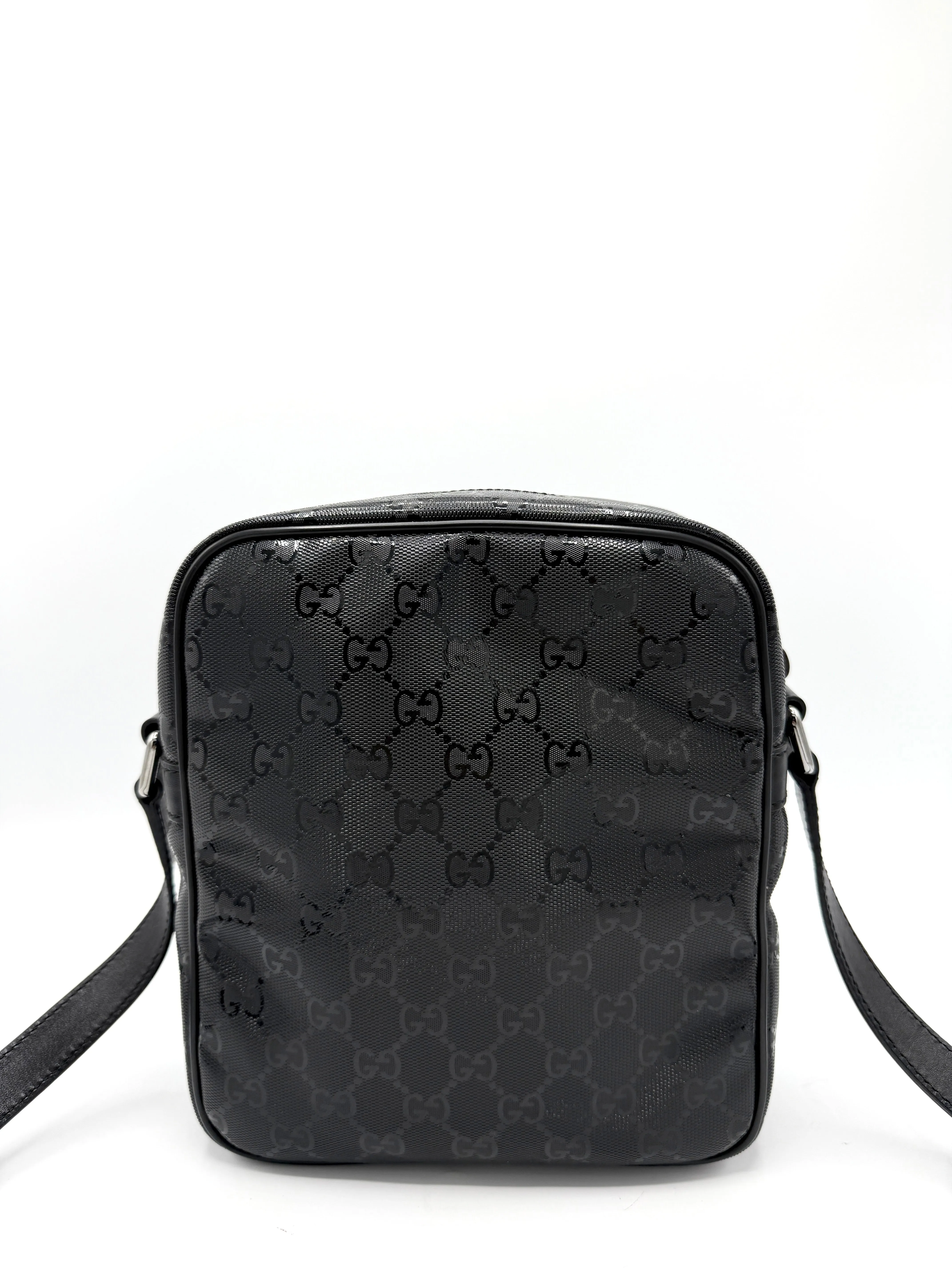 GG Crystal Zip Messenger Bag