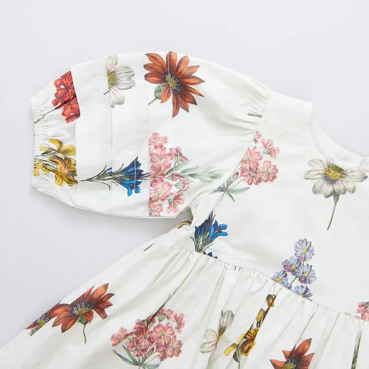 Girls Brooke Dress - Notebook Botanical