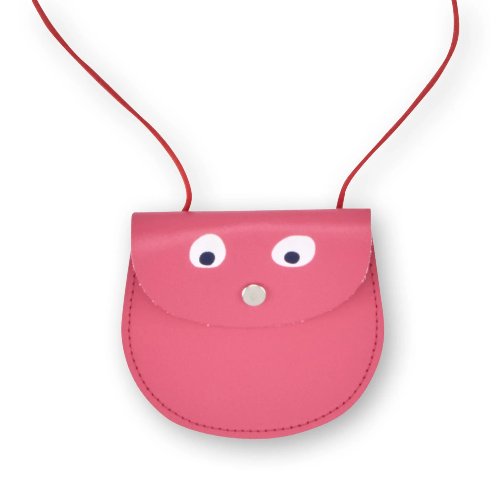 Googly Eye Money Purse - Magenta
