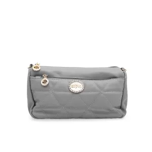 Grey Casual Pouch P70904