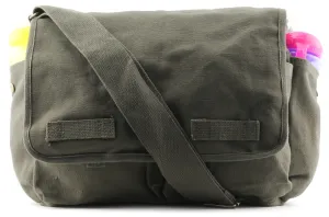 Heavyweight Messenger Canvas Carry-All Baby Diaper Bag