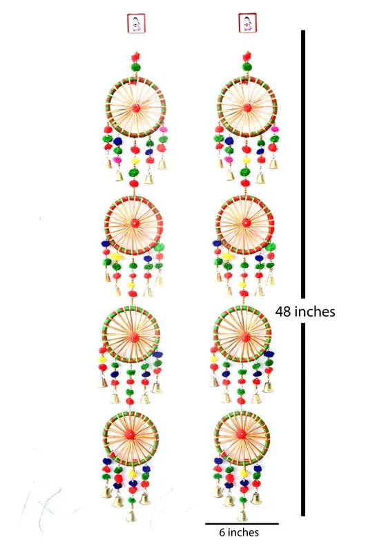 Home Decoration Bedroom Wall Hangings Wind Chimes for Kidsroom Bedroom Handmade Wall Décor & Home Decorative Items for Best wishesh(Set of-2)