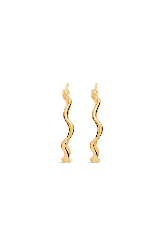 Hoops ~ Melt Large in Gold