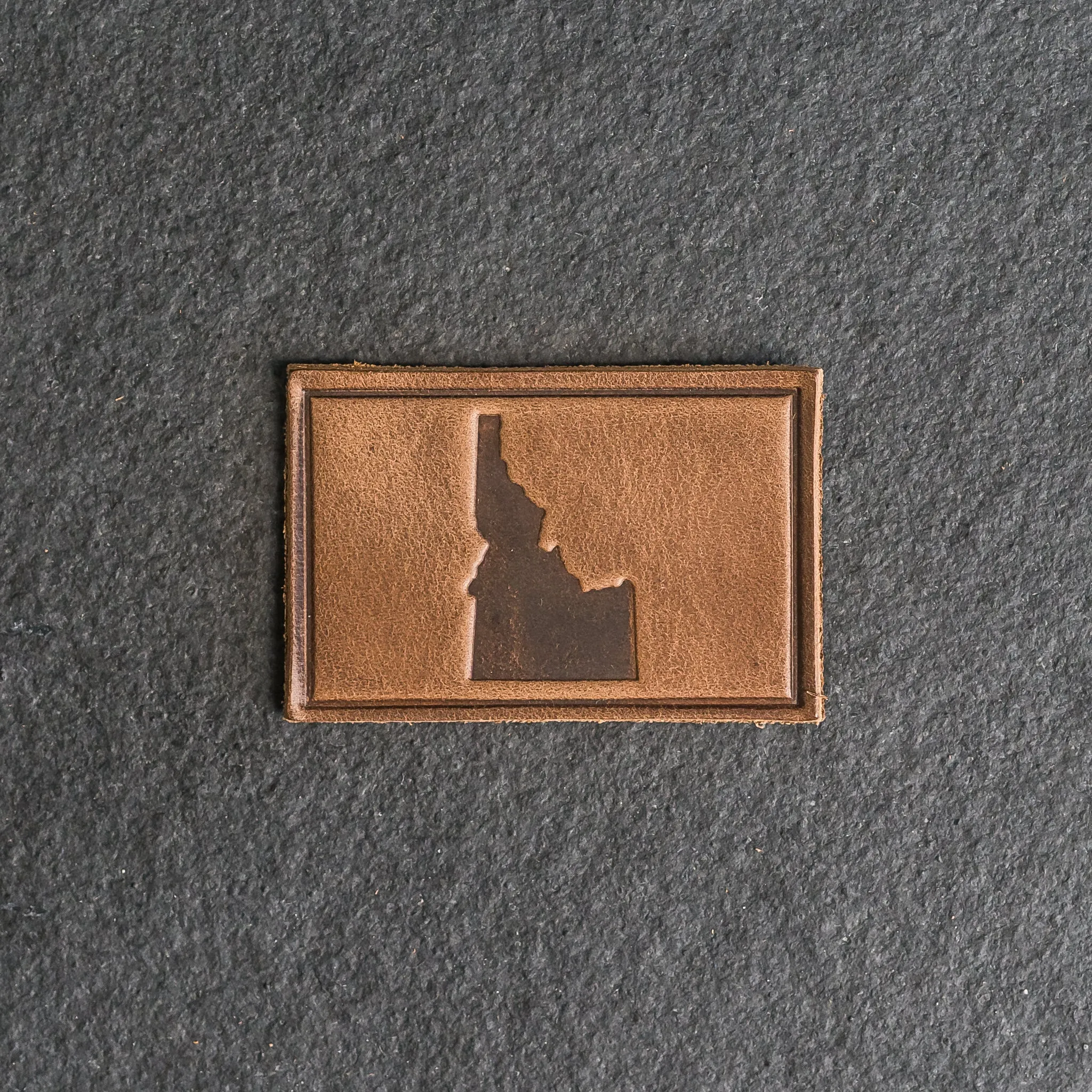 Idaho Leather Patches with optional Velcro added