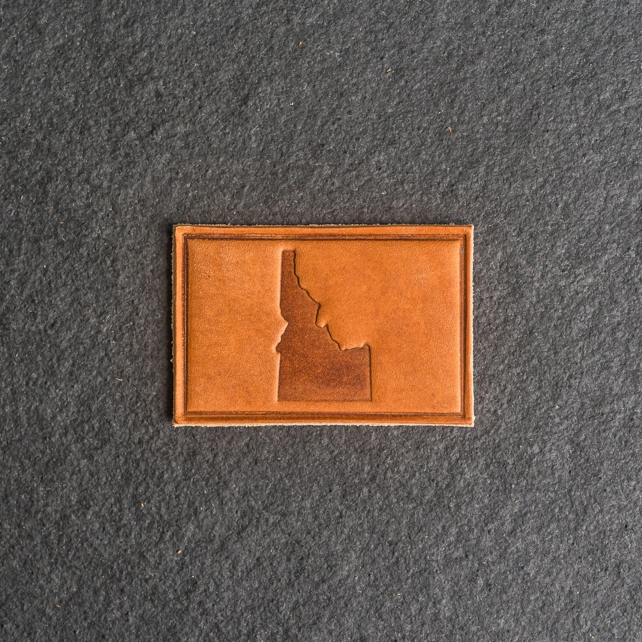 Idaho Leather Patches with optional Velcro added