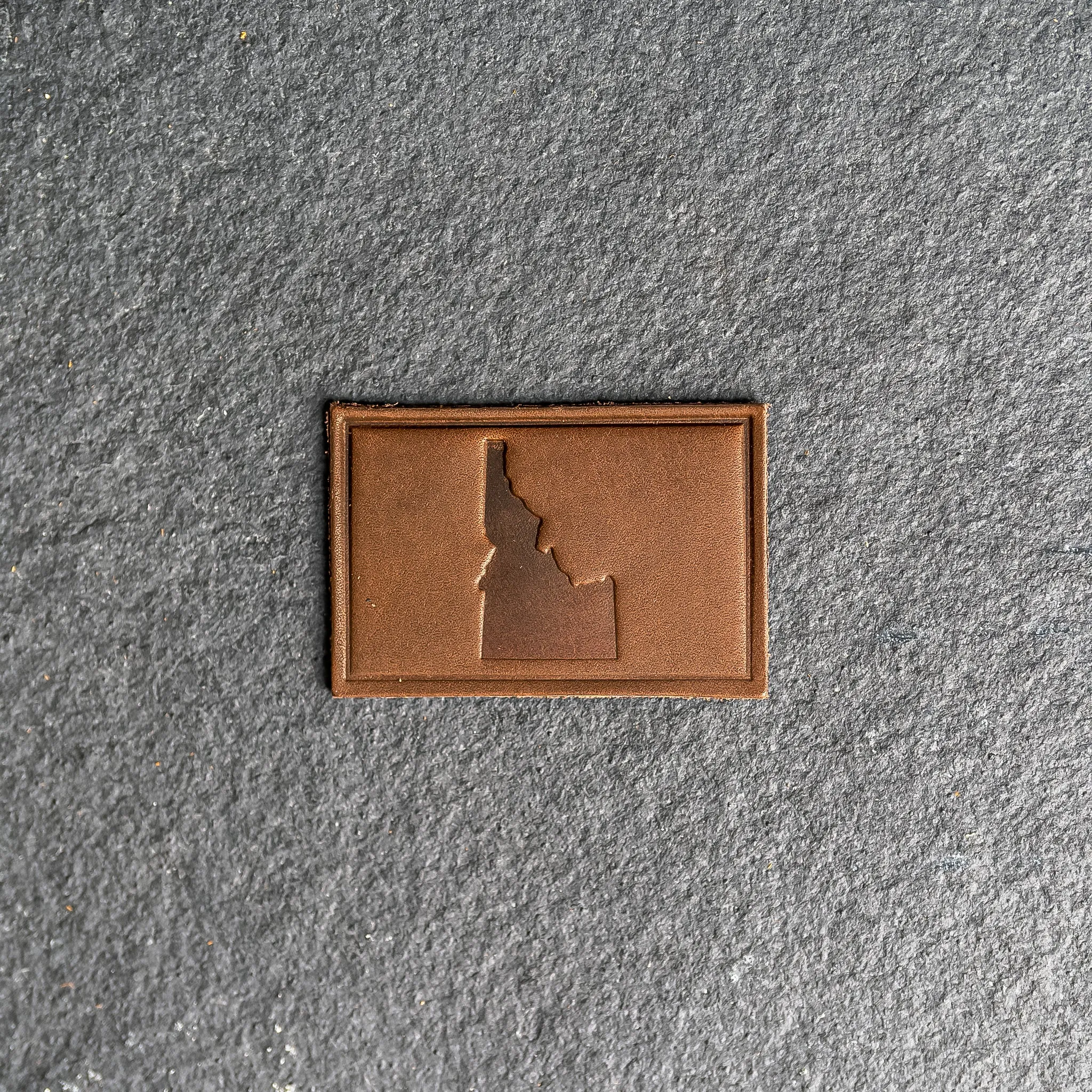 Idaho Leather Patches with optional Velcro added