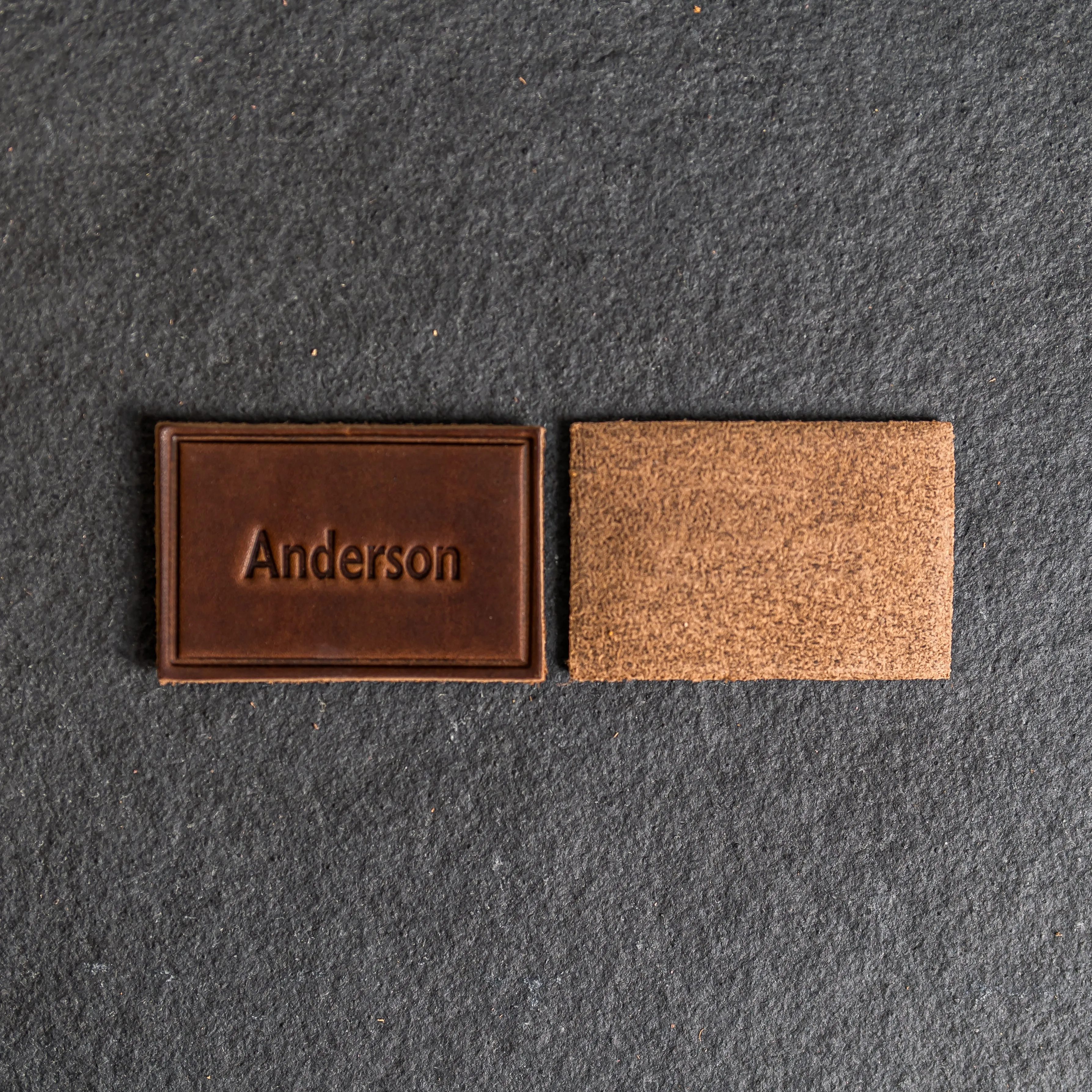 Idaho Leather Patches with optional Velcro added