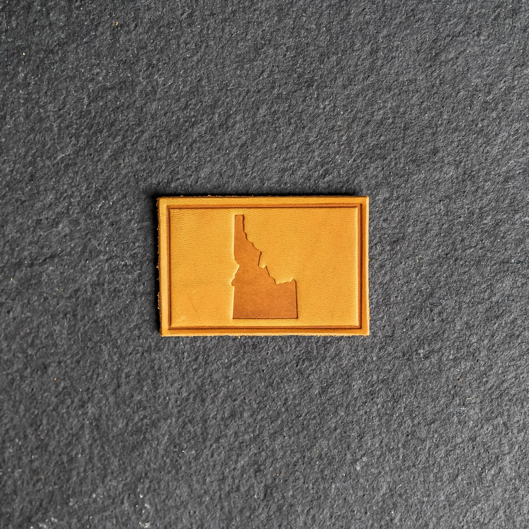 Idaho Leather Patches with optional Velcro added