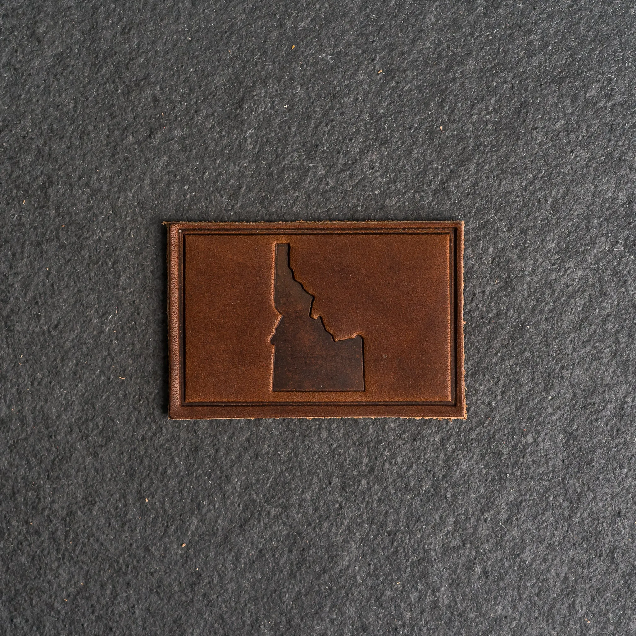 Idaho Leather Patches with optional Velcro added