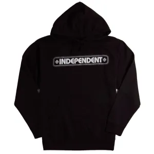 INDEPENDENT HOODIE REBAR/CROSS BLACK
