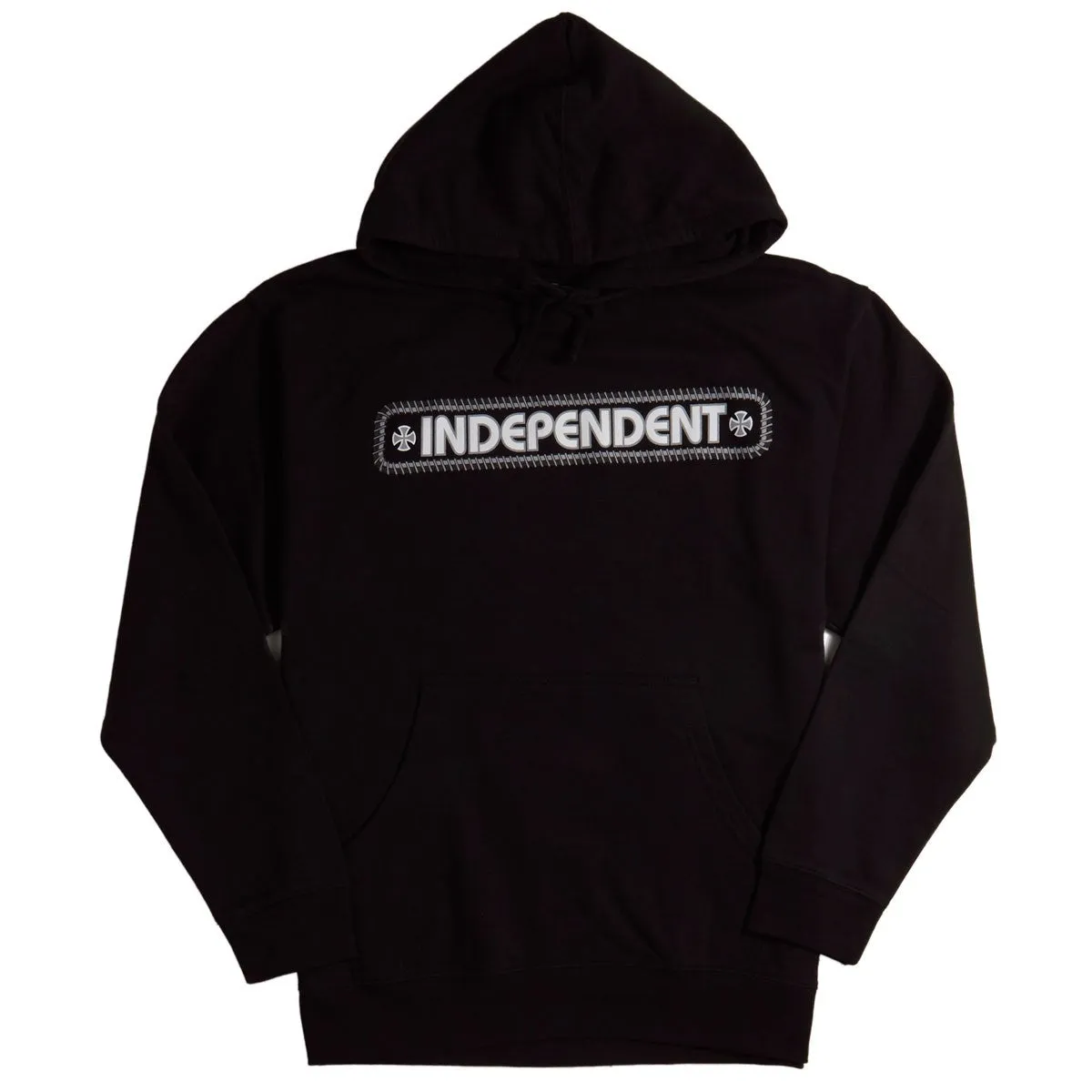 INDEPENDENT HOODIE REBAR/CROSS BLACK